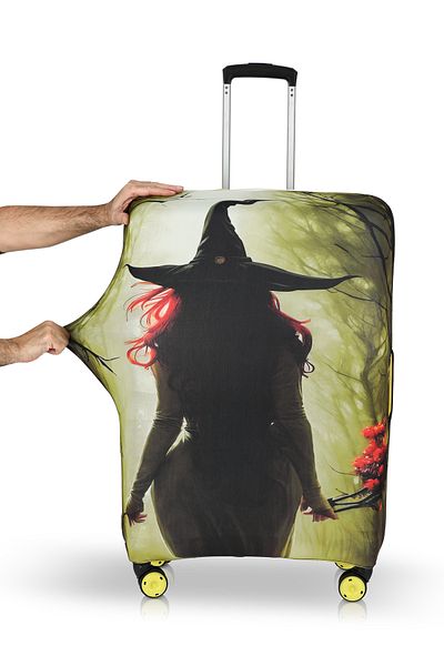 hızlıvaliz My Saraciye Luggage Case Suitcase Protector (Witch Witch 2)