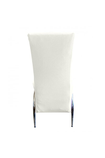 Home 4 Adet Petek Kumaş Kelebek Tipi Sandalye Kılıfı & Sandalye Örtüsü Seti