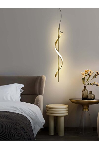 PeraTeknoloji Led Aplik Duvar Gold 3renk - Asel 60 cm