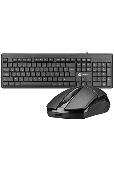 Everest Km-515 Siyah Usb Q Klavye Mouse Seti