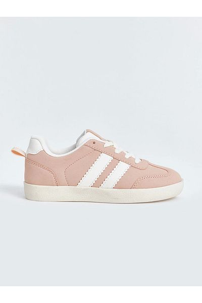 LC Waikiki Lcw Steps Pink Lace-Up Girls' Sneakers