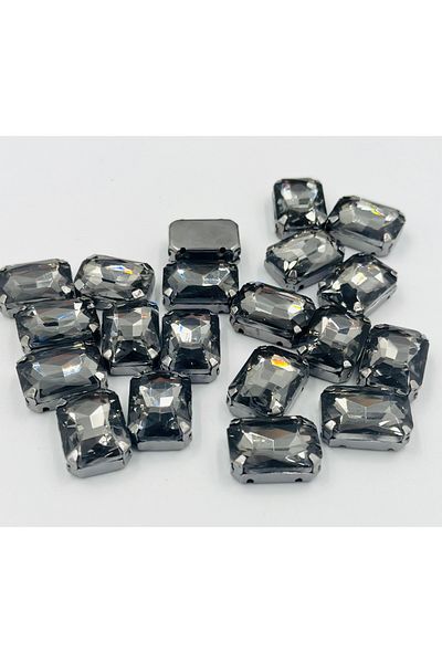 yiğit aksesuar 10 Pieces 13X18 Black Gray Stone - Planted Glass Stone