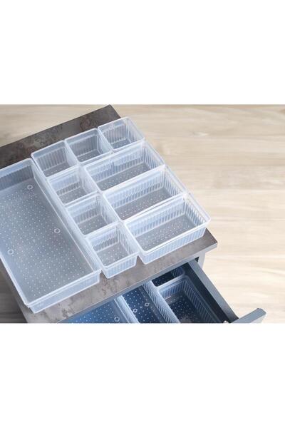 Bayev Bade Органайзер с 6 чекмеджета - Офис органайзер, държач за моливи, кутия за грим