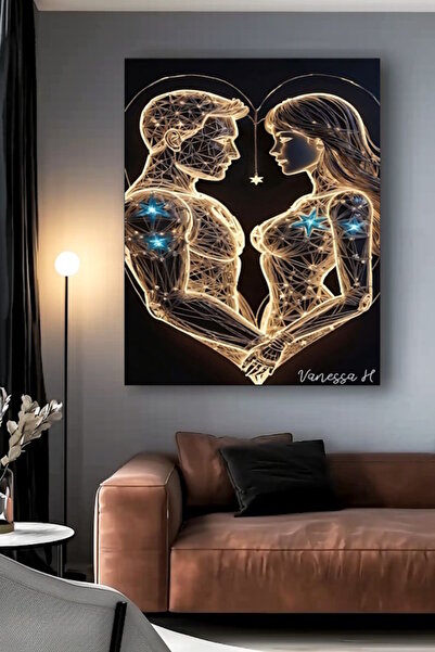 özkacar SEVGİLİ HEDİYELİK KANVAS TABLO EV DUVAR SALON OFİS DÜKKAN HEDİYELİK DEKARASYON SÜSÜ