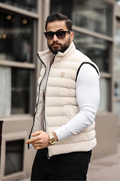 inpool Καπιτονέ φουσκωτό γιλέκο καπιτονέ - όρθιο γιακά, διπλή ραφή 24USE2478