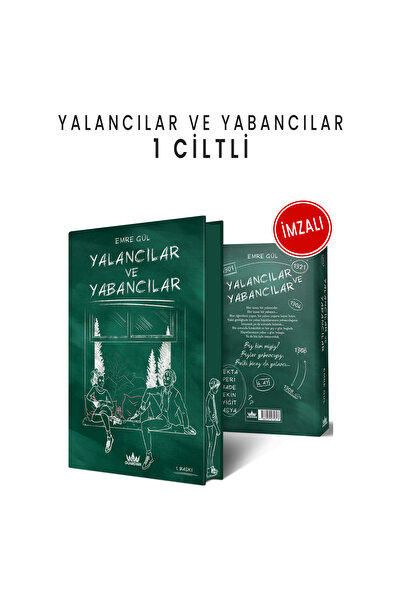 Guardian Kitap İMZALI-Yalancılar ve Yabancılar 1 Yan Boyamalı (CİLTLİ Özel Ba...