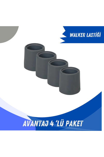Genel Markalar Walker Yürüteç Lastiği Yumuşak Kaymaz Taban Yüksek Kalite 4'lü...
