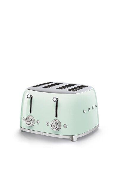 SMEG Tsf03pgeu محمصة الخبز الخضراء الباستيل 4 فتحات