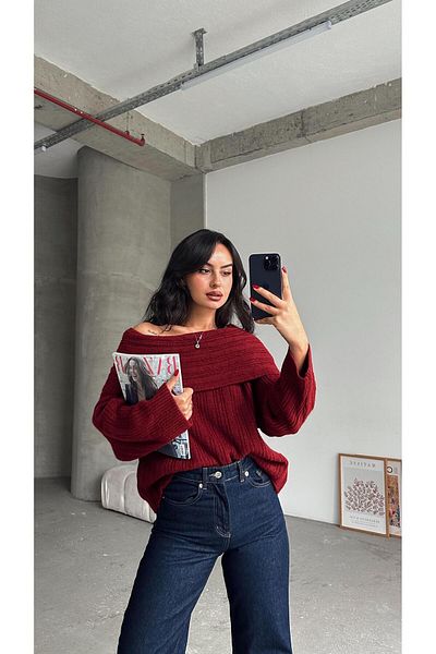 mydukkan.co Pulover Mila Madonna Burgundy