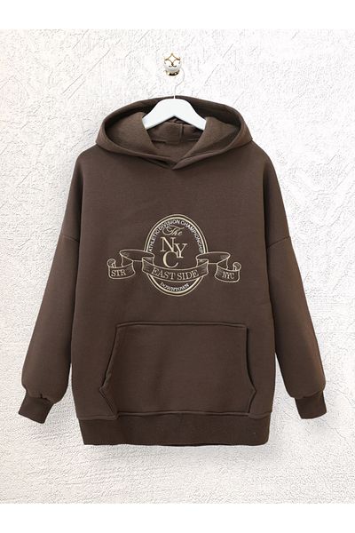 Modamorfo Vorne bestickter Kapuzenpullover