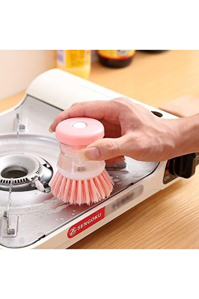 btm home Βούρτσα καθαρισμού πιάτων με δοχείο απορρυπαντικού – Με χερούλι , Πρ...