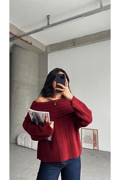 mydukkan.co Pulover Mila Madonna Burgundy