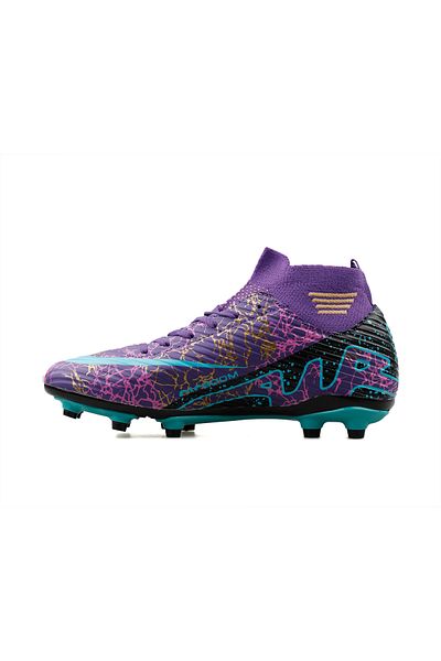 Techsport Air Unisex Colorful Socks Astroturf and Grass Floor Football Shoes