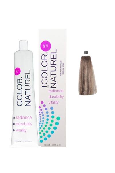 Color Naturel 8b Orta Bej Kalıcı Saç Boyası 100 ml