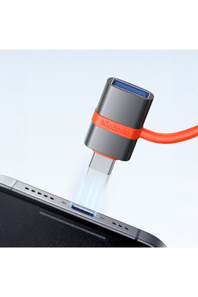 Mcdodo OT-3810 USB-A 3.0 - USB-C ADAPTÖR SİYAH OTG