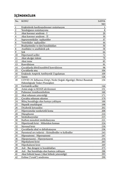 Nobel Tıp Kitabevleri Dahili - Cerrahi - Adli -Aciller El Kitabı 9. Bask