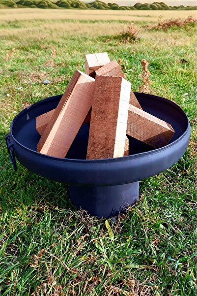 BLUEFLAME ATEŞ ÇUKURU BAHÇE ŞÖMİNESİ (BAHÇE SOBASI) ÇAP 45 BORU AYAK