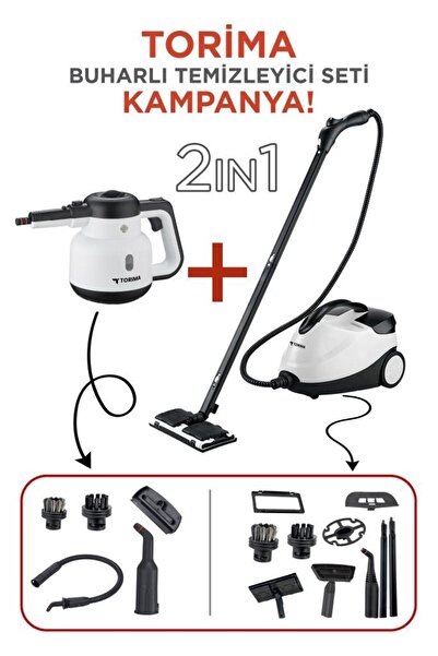 Torima CB902A - CB08C Paket Buharlı Temizleyiciler Ek Aparatlı Çok Amaçlı Ev ...