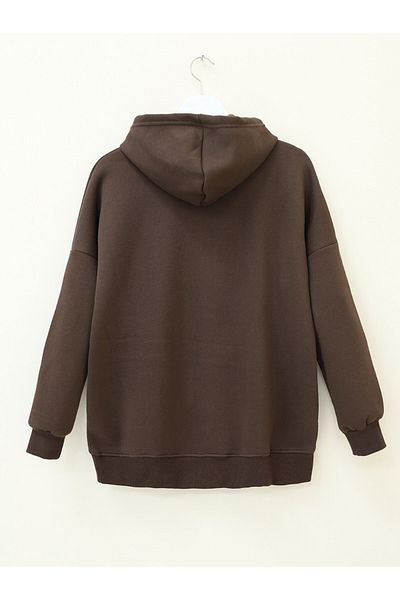 Modamorfo Vorne bestickter Kapuzenpullover