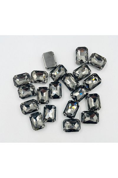 yiğit aksesuar 10 Pieces 13X18 Black Gray Stone - Planted Glass Stone