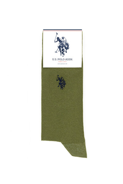 U.S. Polo Assn. Erkek 2'Li Çorap Haki JACK