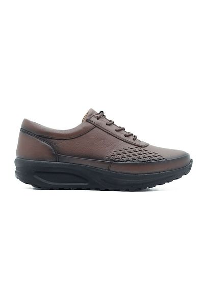 Barmea Genuine Leather Women's Casual Walking Shoes - 865 Coffee