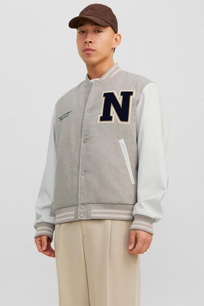 Jack & Jones Ανδρικό παλτό με γιακά κολλεγίου 12241559