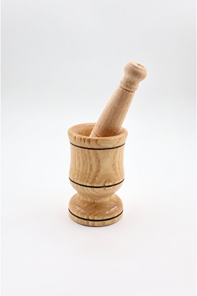 YENİCİ Ahşap Mini Havan (15cm)