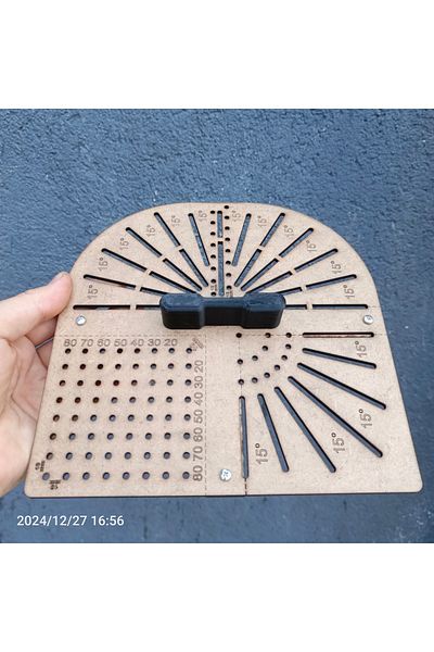 İLGİNÇ ÜRÜNLER MARKETİ Multipurpose Function Carpenter's Ruler Angle Cutting 15 30 45 60 90 Degree Guide Template t Ruler