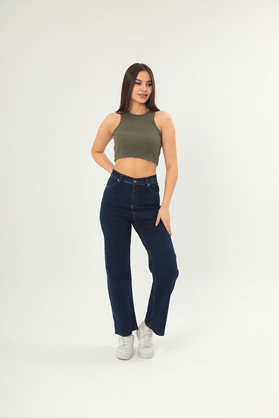 FRANCO RENZO Γυναικεία Strappy Crop Top Μπλούζα