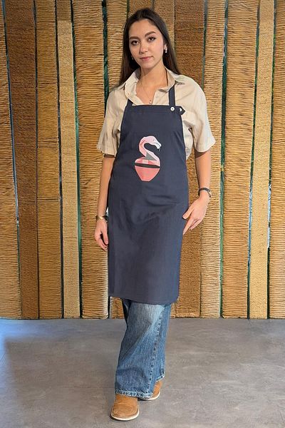 Ref-San Sorț de atelier colorat și elegant Flamora