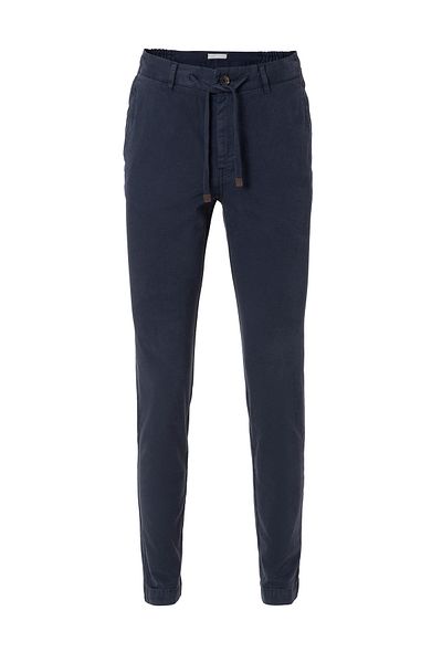 Boris Becker Navy Blue Stretch Waisted Corded Chino Pants