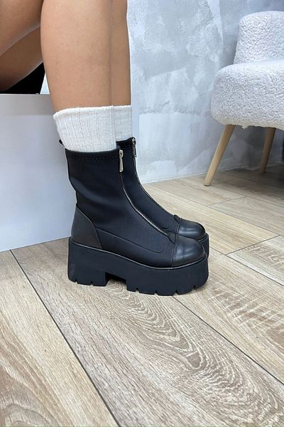 inizio Μαύρες μπότες Scuba Thick Sole P9021