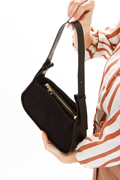 Newish Polo Geantă Oppo Suede Tan Baguette pentru femei