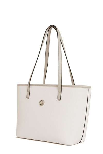 U.S. Polo Assn. White-Grey Women's Shoulder Bag Us3075 Online Exclusive