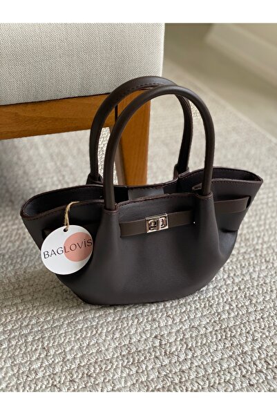 BAGLOVİS ΓΥΝΑΙΚΕΙΑ ΤΣΑΝΤΑ ΩΜΟΥ ΜΙΝΙ ΜΕΓΕΘΟΣ ΚΑΦΕ ΜΕ ΜΠΡΟΣΤΙΝΗ ΚΛΕΙΔΑΡΙΑ