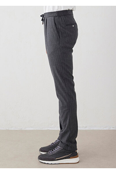 Boris Becker Παντελόνι Chino με ρίγες σε γκρι χρώμα