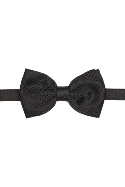 Bisse Erkek Siyah Desenli Papyon Sıyah