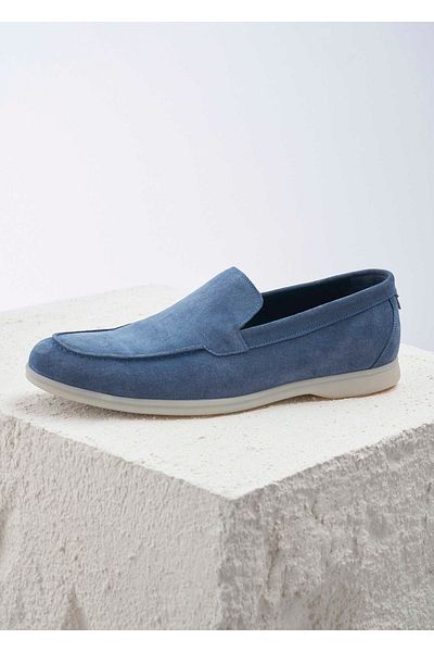 Boris Becker Indigo Color Suede Loafer