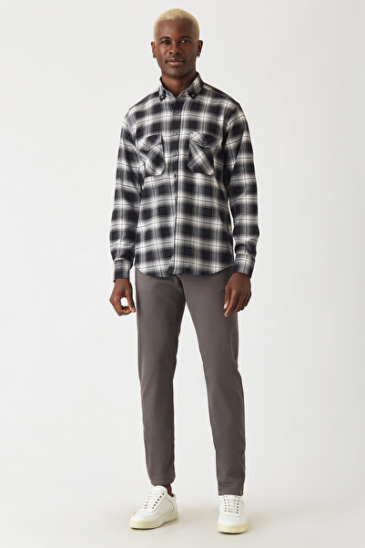 Bisse Men's Gray Sports Trousers with 5 Pockets