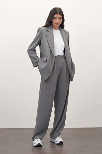 Mathilda Store Kadın Grey Special Edition Palazzo Pantolon