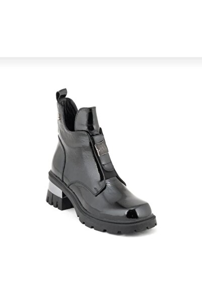 Venüs 2353905K Дамски ботуши от естествена кожа с отворени пръсти за ежедневн...