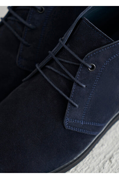 Boris Becker Lacivert Renk Süet Bot