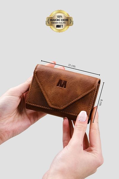 MFT Leather Design Дамски портфейл тип акордеон Mia 2190 от естествена кожа
