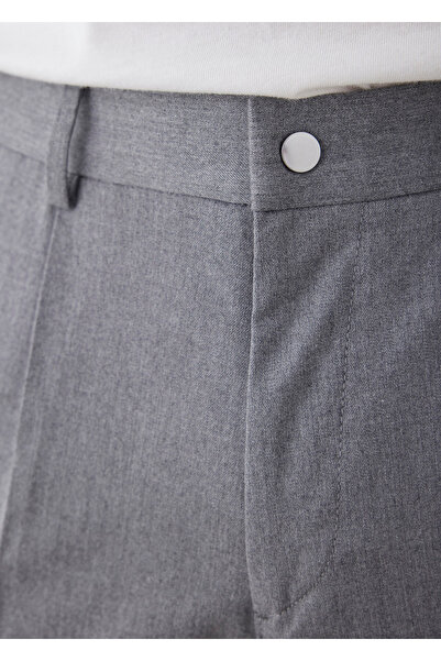 Boris Becker Gri Renk Pileli Chino Pantolon