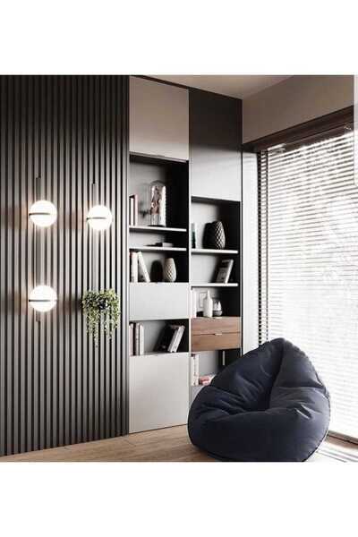 AGT Kargo Bedava Antalya Yıldız Duvar Lambri Profili Lb 3771 Soft Touch Kaya Gri