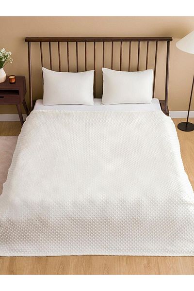 LC Waikiki Lcw Home Welsoft Bud Patterned Double Blanket 200X220 cm
