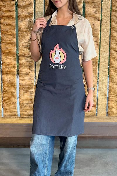 Ref-San Sorț de atelier colorat și elegant - Pottery Fire