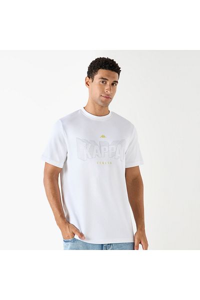 Kappa Embossed T-shirt With Short Sleeves
