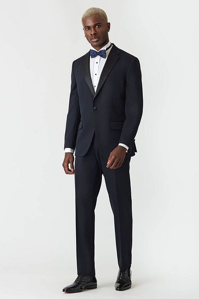 Bisse Navy Blue Men's Tuxedo